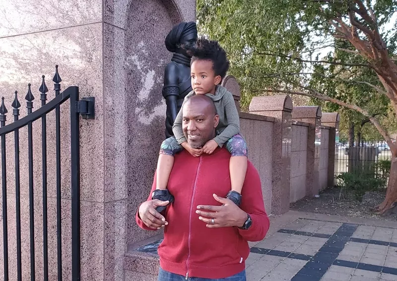 Image: Galen Flemons and his daughter Klaire.