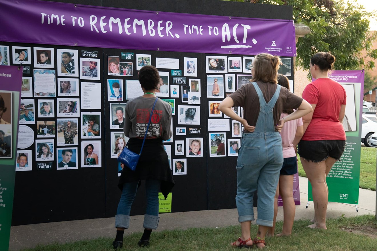 August 31 is North Texas Overdose Awareness Day on the square in Denton.