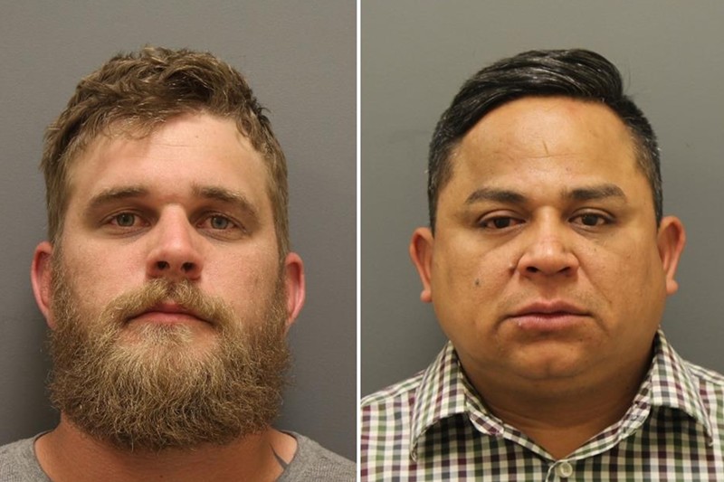 James Auxier of Lewisville and Leonardo Villarreal of Denton are charged with murder.
