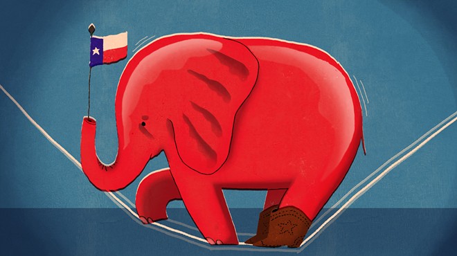 republican elephant texas flag
