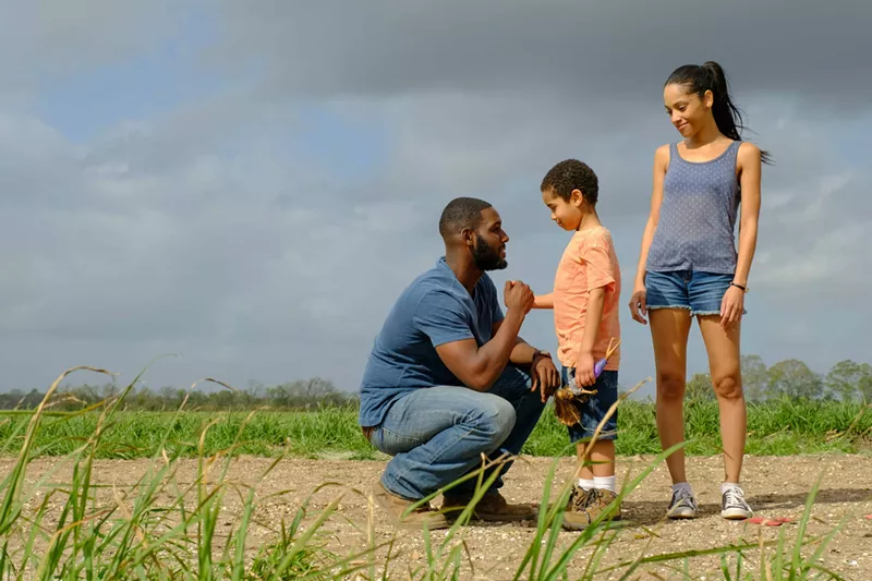 Image: Kofi Siriboe, Ethan Hutchison and Bianca Lawson