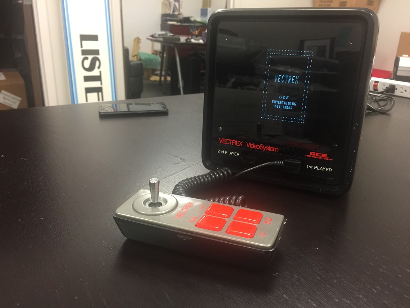 The Mini-Vectrex is one of the first portable video game consoles developed in the 1980s that never went on sale. In November, the National Video Game Museum in Frisco found and refurbished one of these rare prototypes.