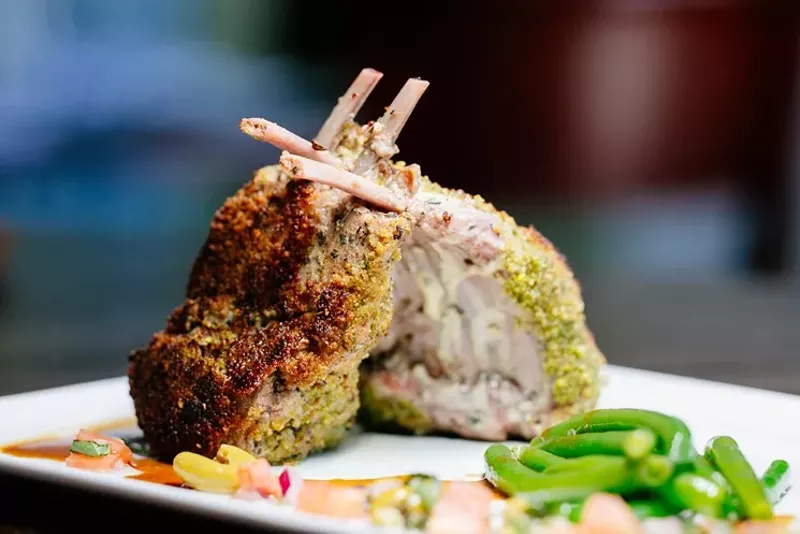 Image: The “Provencal” rack of lamb at Bouchon 1314, which closed this week in Oak Cliff.