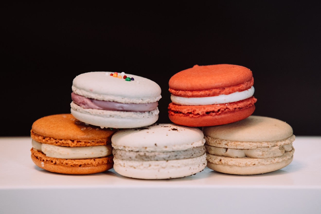 Macarons from Ollio Patisserie are flawlessly executed, like this five pack of flavors called Indulgence.