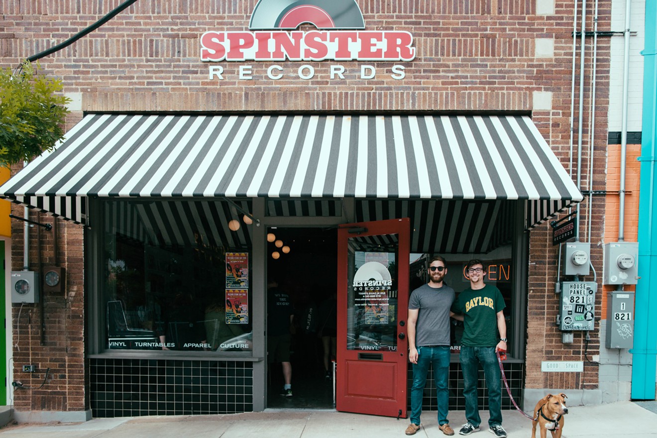 "[Records] aren't going away," Spinster owner David Grover says. "I've got 7-year-olds buying records. They're into it."