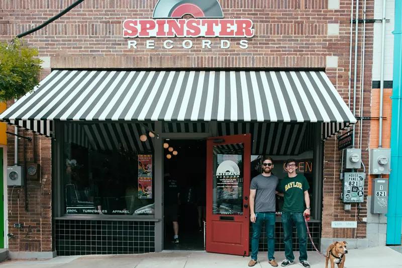 Image: "[Records] aren't going away," Spinster owner David Grover says. "I've got 7-year-olds buying records. They're into it."