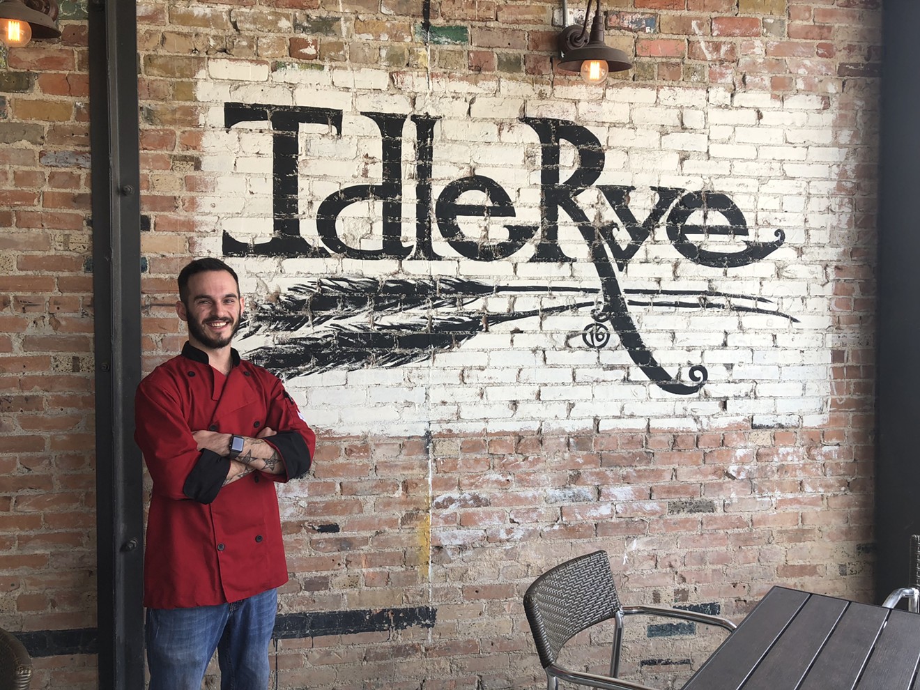 Chase Stout, the executive chef at IdleRye in Deep Ellum.