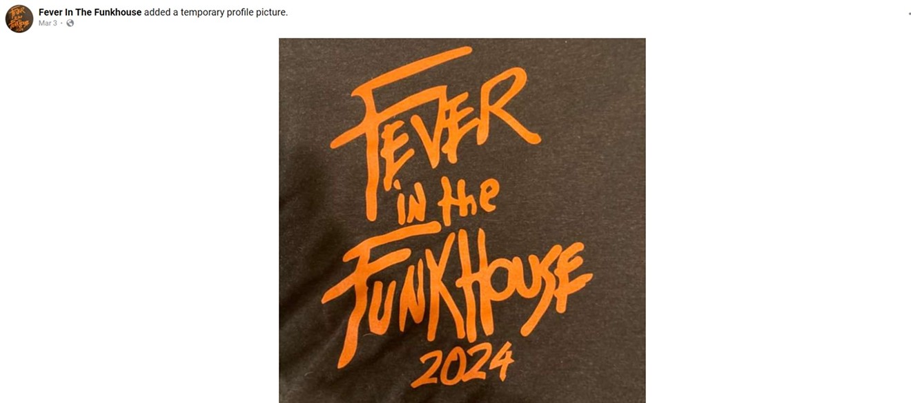 Dallas musician Kevin O'Brien revived the Fever in the Funkhouse Facebook page for his tribute band earlier this March.