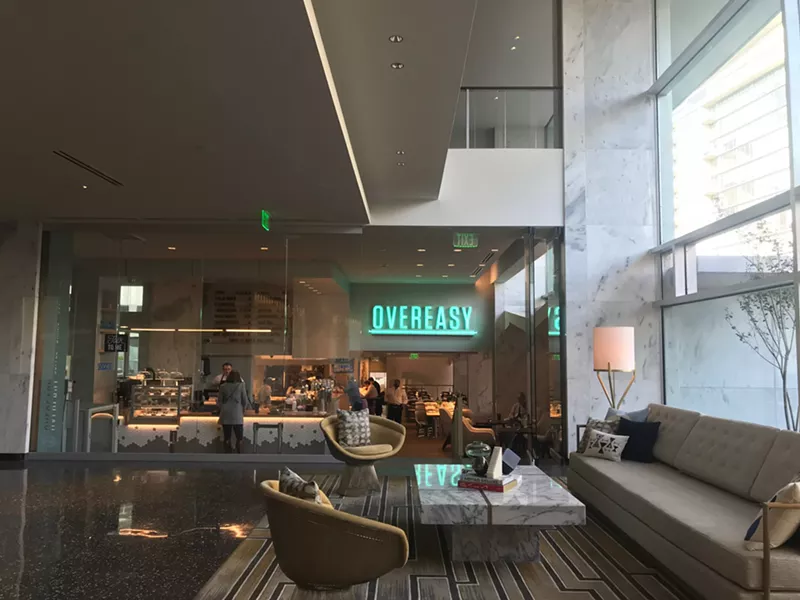 Image: Step through the Statler's chic new lobby and you'll find yourself at Overeasy, a fun new breakfast, lunch and dinner spot.
