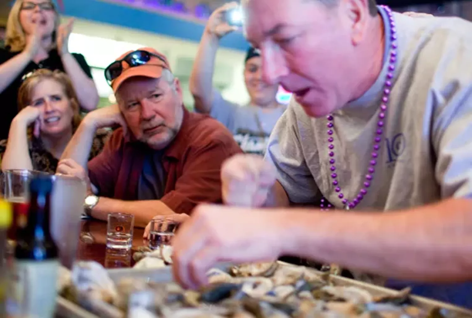 Oyster Eating Contest at Fish City Grill Dallas Dallas Observer
