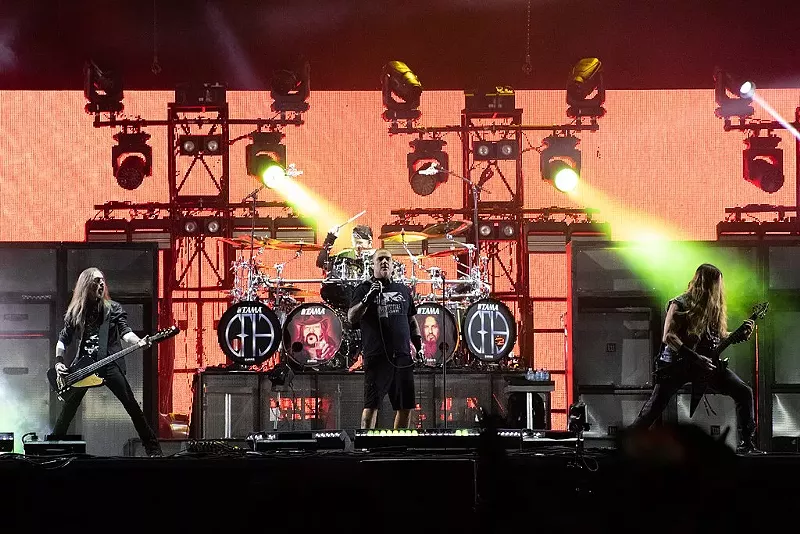 Image: Pantera, pictured here during a 2022 reunion show in Mexico, has been dropped by a pair of German music fests.