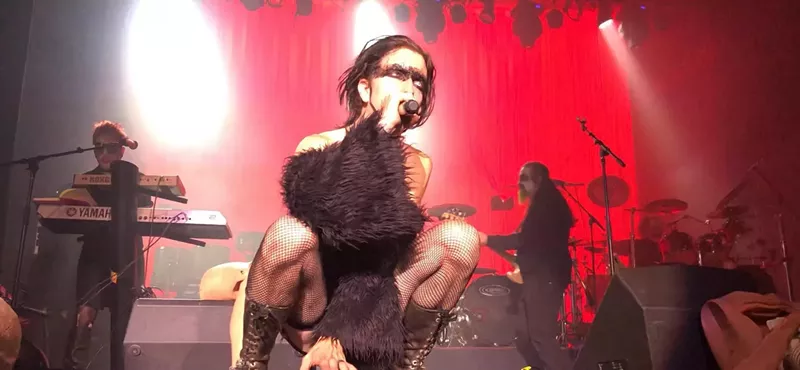 Image: Paragraph Taylor performs as Manson, but he's not starring in "The Dope Show."
