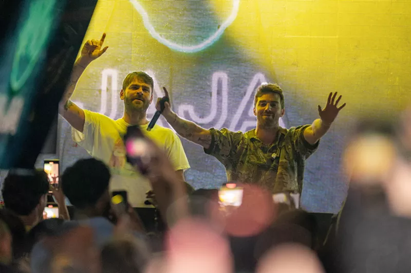 Image: Deep Ellum bar Bottled Blonde hosted a pop-up by The Chainsmokers on Wednesday night. We were most surprised by the venue.