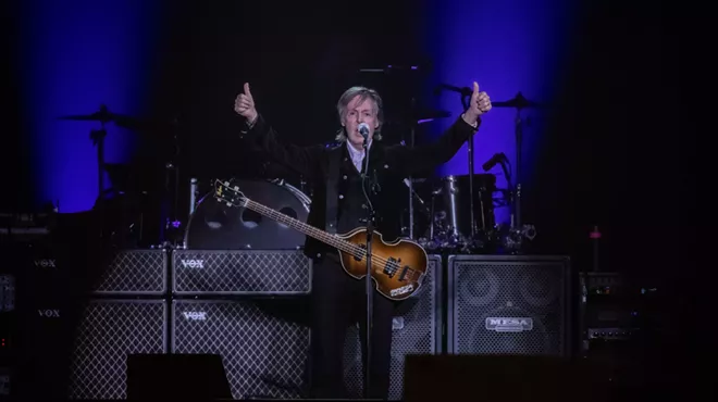 Man performing on stage