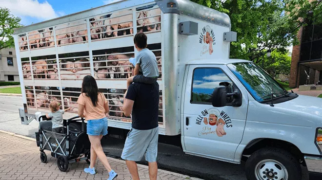 PETA hell on wheels truck