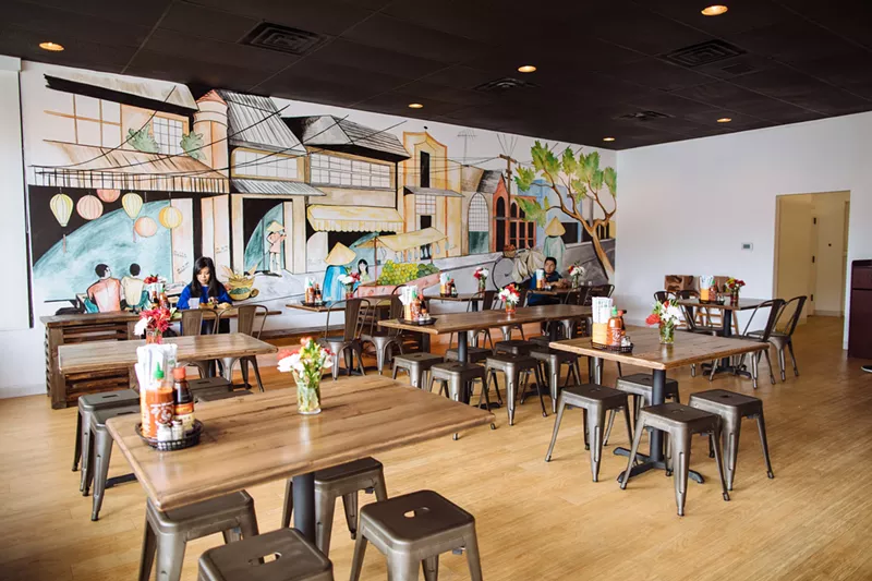 Image: Chris and John Vietnamese Street Food's bright, happy new space is a fun spot to try Vietnamese-Mexican fusion.