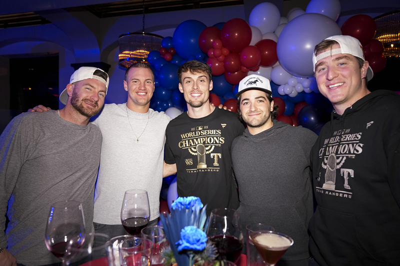 Image: From left: Robbie Grossman, Josh Jung, Evan Carter, Josh Smith, Josh Sborz