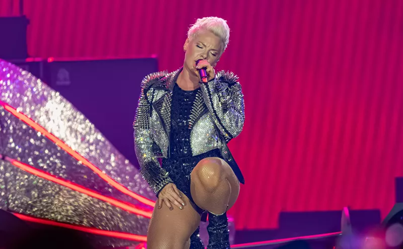 Image: Pink Brings High-Flying Spectacle, Emotional Pop Anthems to Globe Life Field