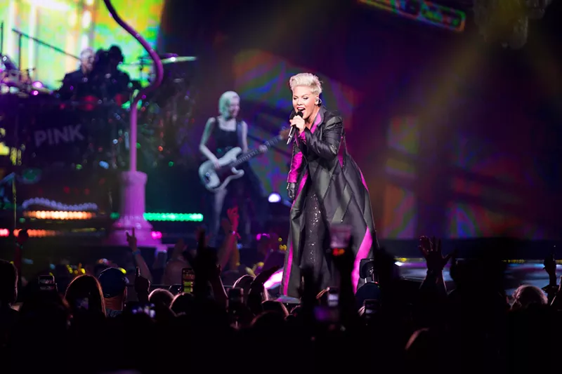 Image: Pink performed a sold-out show.