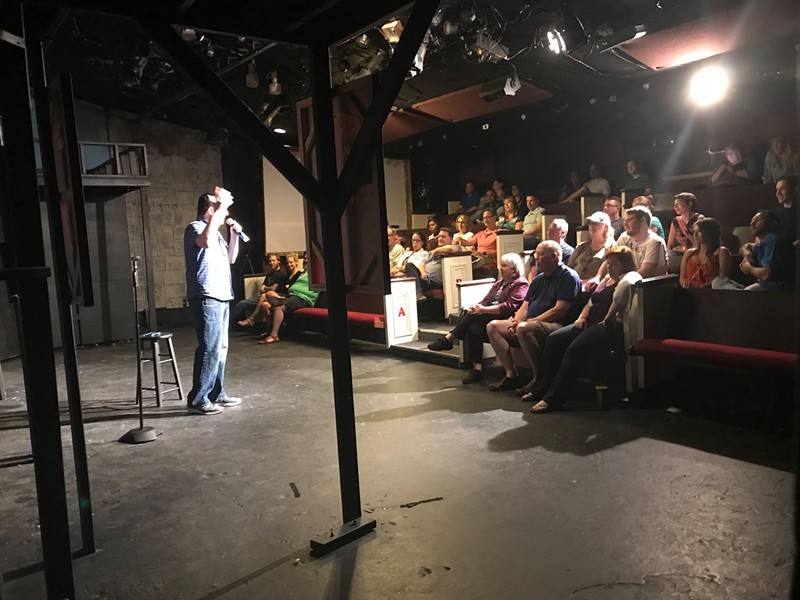 Comedian Austen Silver performs at last year's Plano Comedy Festival at the Art Centre Theatre.