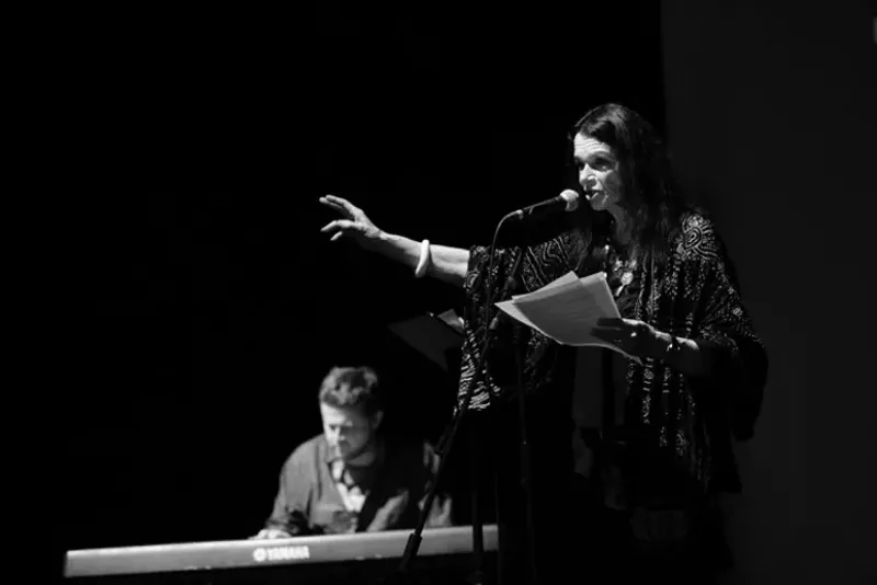Image: Poet Anne Waldman will be performing with her son, musician Ambrose Bye.