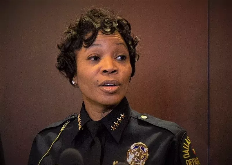 Image: Dallas Police Chief U. Renee Hall resigned Tuesday.