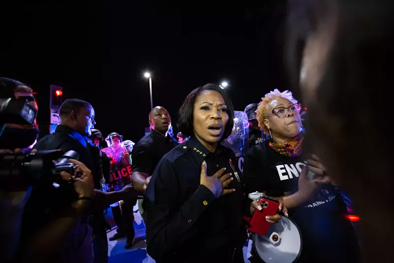 Image: Dallas police Chief U. Renee Hall