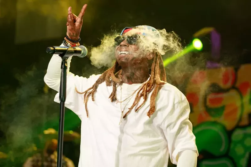 Image: Starfest founders hope you're game for a little smoke and mirrors — and Lil Wayne does, too.