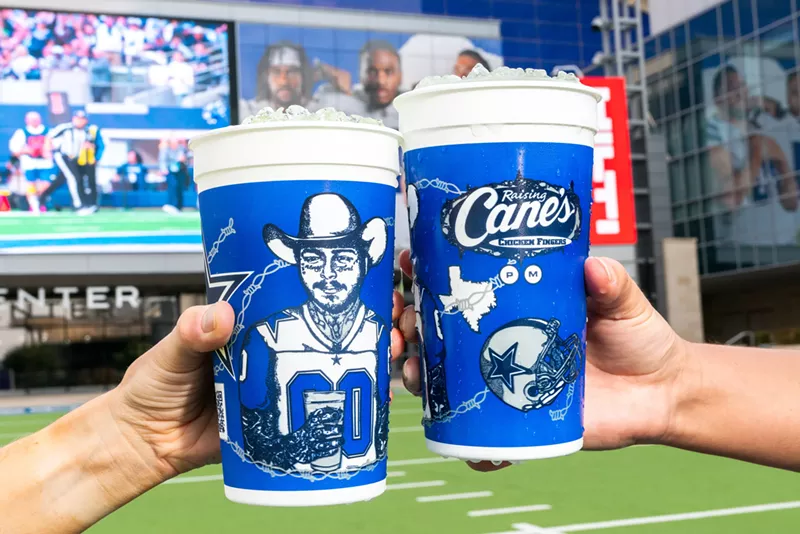 Image: Post Malone, chicken tenders and the Dallas Cowboys — what's not to love?