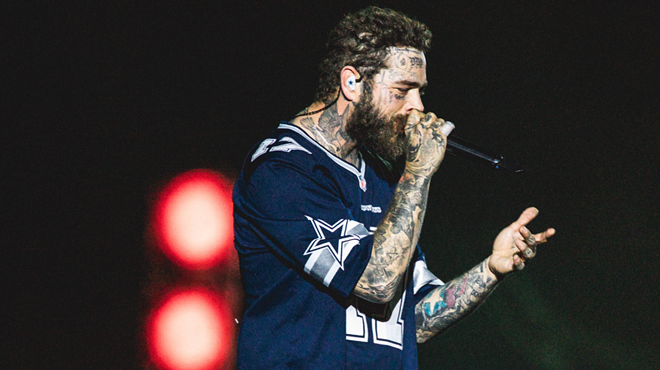 Man performing on stage