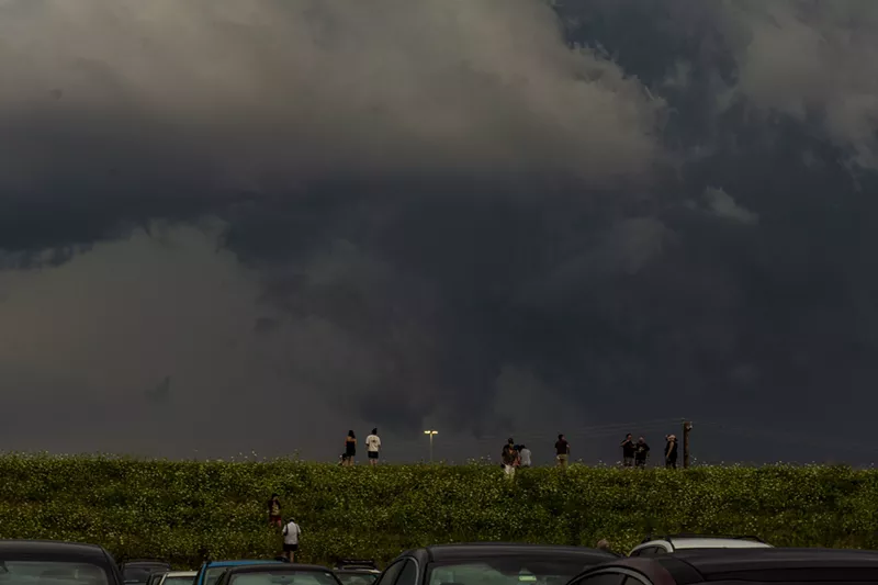 Image: Winds during the May 28 storm reached 80 mph.