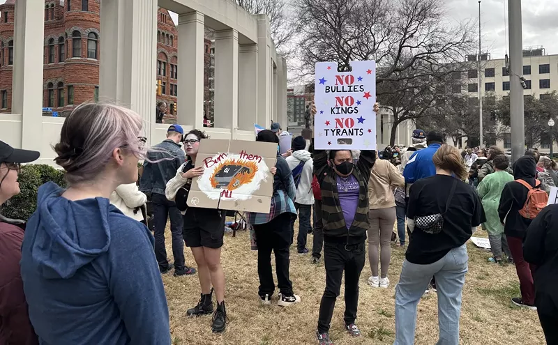 Image: President Donald Trump, the Great Uniter, Sparks Another Protest