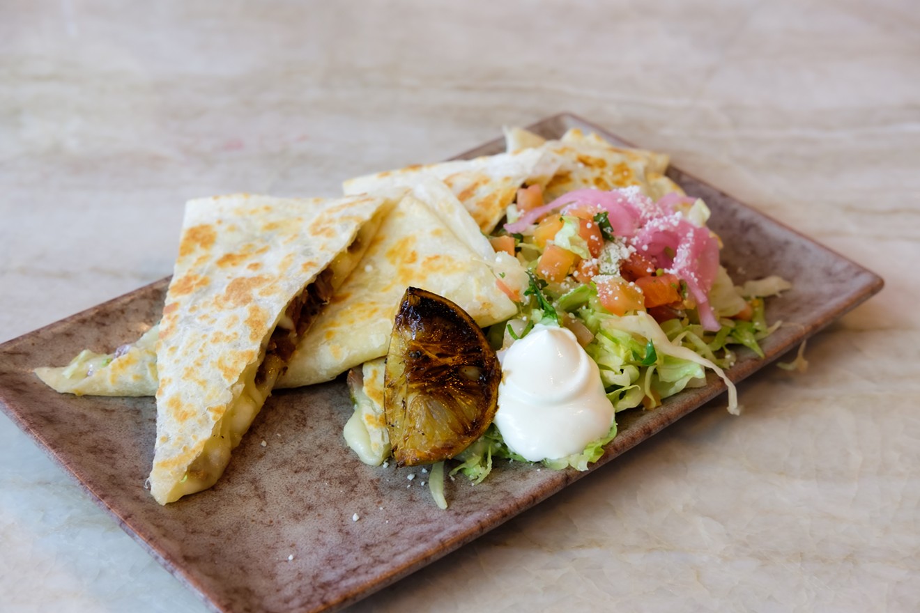 Quesadillas can be a budget item during happy hour at Primo's.