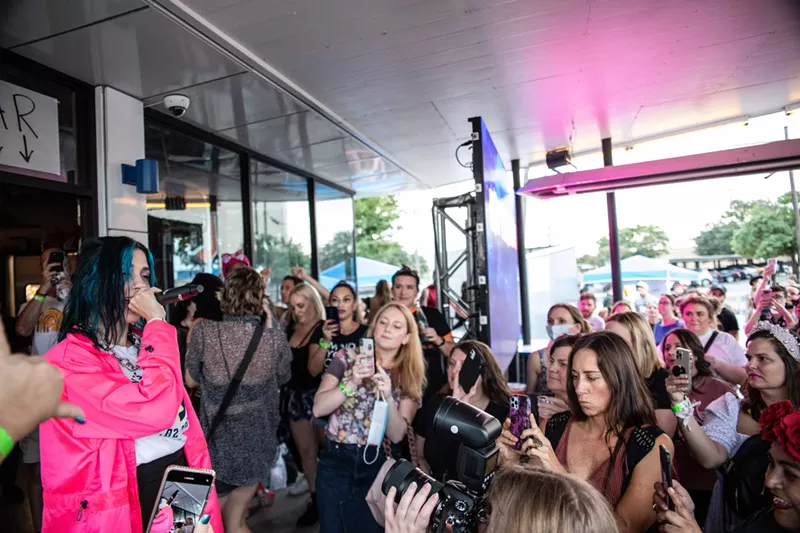 Image: Pussy Riot performed at the Dallas Reproductive Liberation March afterparty.