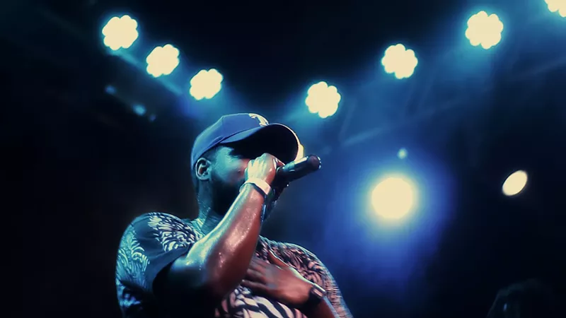 Image: Rapper Shaquan Bivens is here to collaborate, not compete.