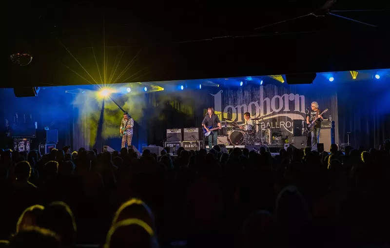 Image: Band performing on stage