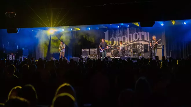 Band performing on stage
