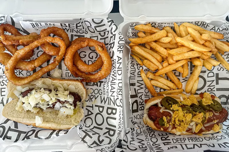 Image: The Original Hot Dog Factory has arrived in Fort Worth via Georgia, and offers up several varities of regional dogs. But is it worth a drive from Dallas?