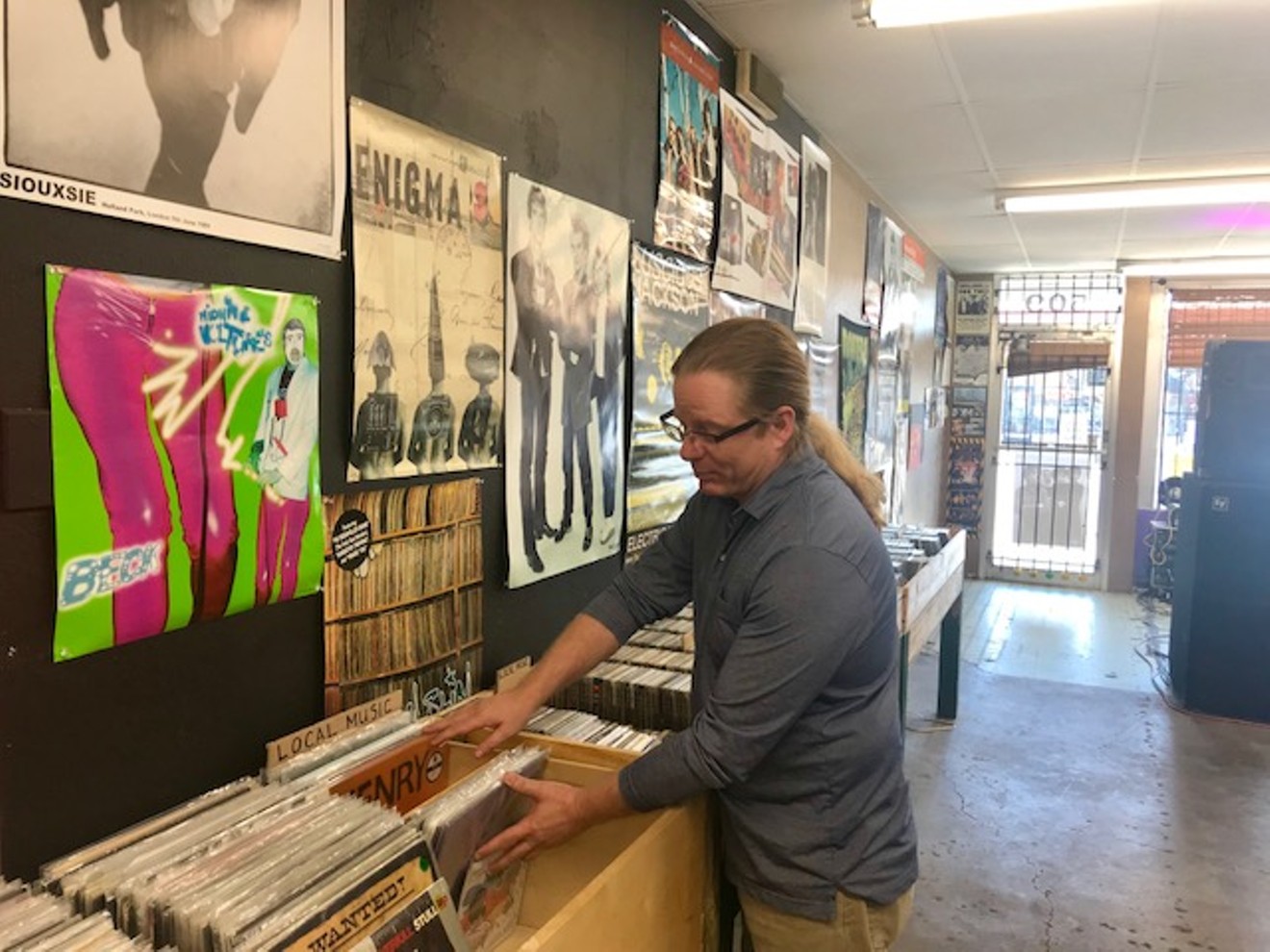 David Waits' new record store, Growl, connects to a downtown brewery.