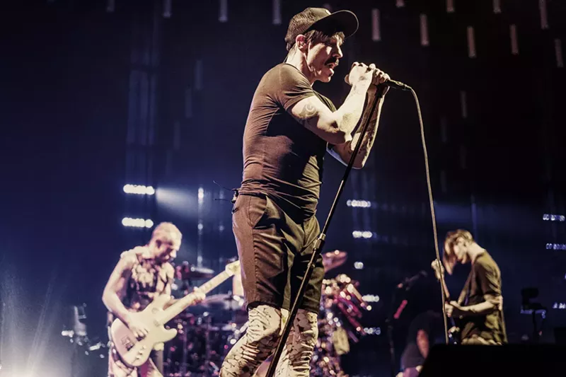 Image: Red Hot Chili Peppers were careful not to play too many new songs last night. They saved roughly three-quarters of the setlist for older hits such as “Californication,” “Under the Bridge” and “By the Way."