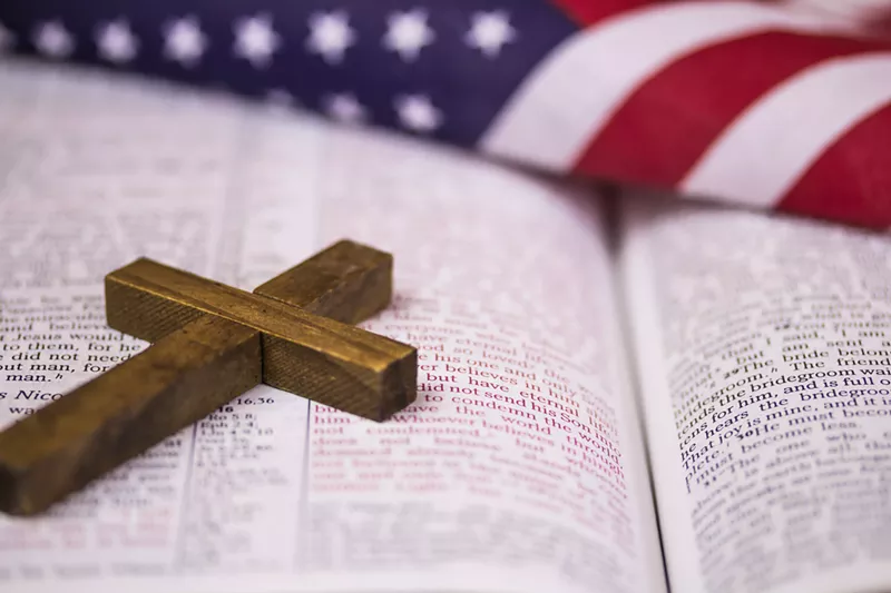 Image: Church and state were the focus of remarks at a Dallas church by Republican Congresswoman Lauren Boebert.