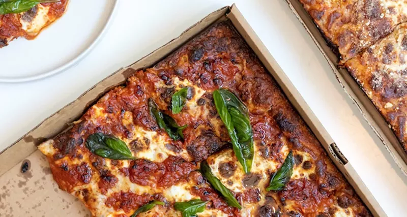 Image: Pizza Leila does it Sicilian style at Sloane's Corner
