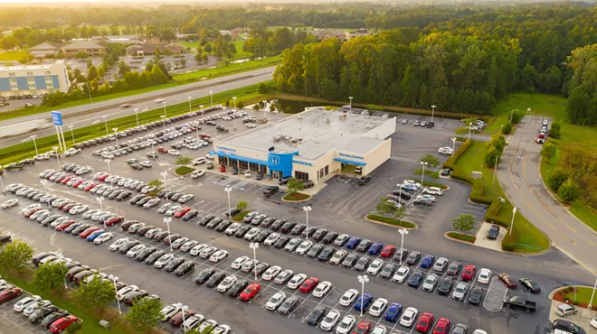 auto dealership lot