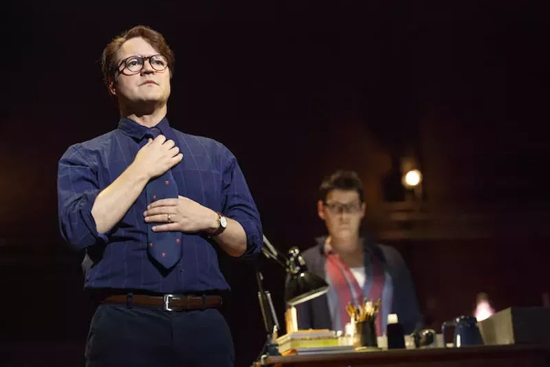 Image: Robert Petkoff plays Bruce Bechdel in Fun Home.