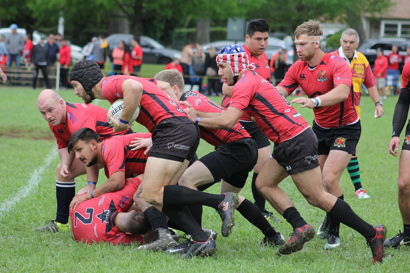 There are five adult amateur rugby clubs in Dallas, with 340 men and nearly 100 women registered.