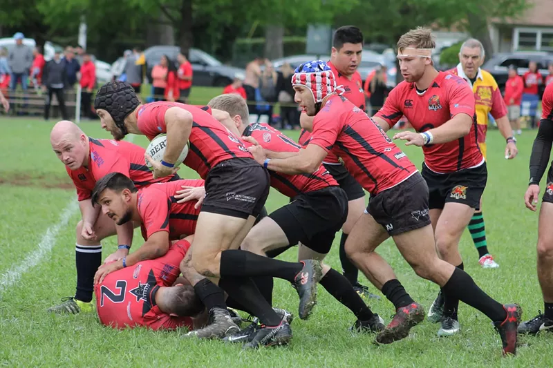 Image: There are five adult amateur rugby clubs in Dallas, with 340 men and nearly 100 women registered.