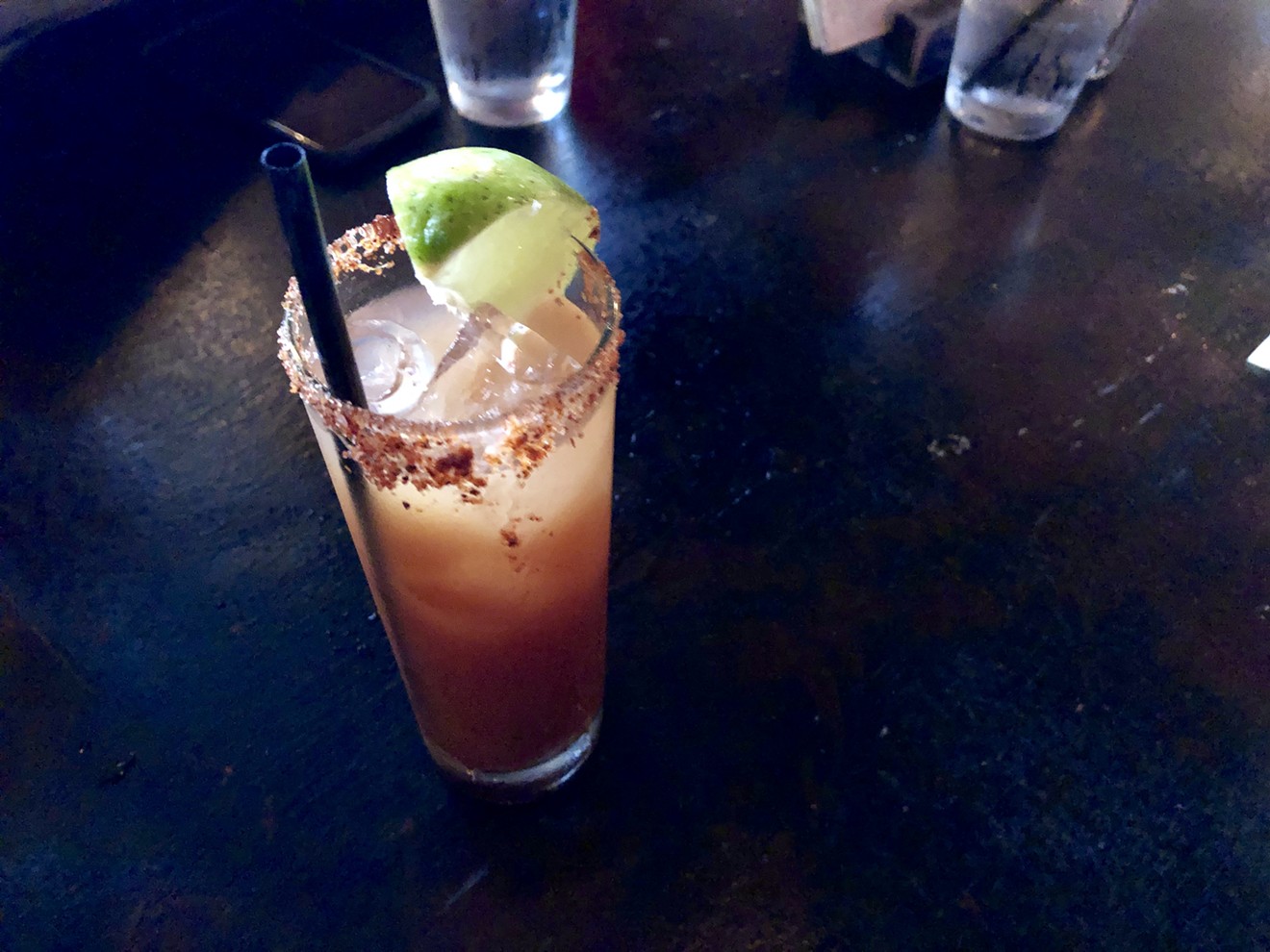 Ruins' bloody mary is a solid way to start brunch.