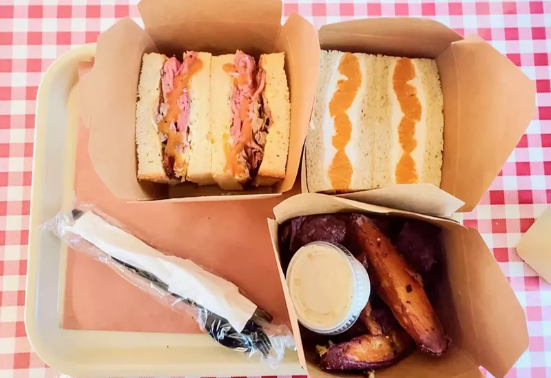 Image: Altogether, the two Sandos and fries cost a cool $40