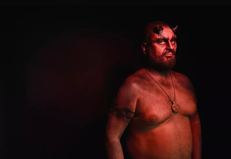 Image: The devil made Satanists post a Dallas billboard.