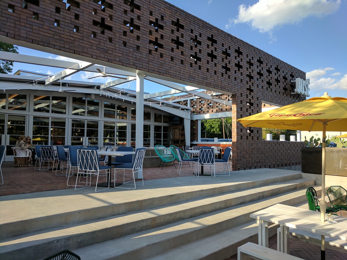 The spacious patio will be perfect for fall weather and margaritas.